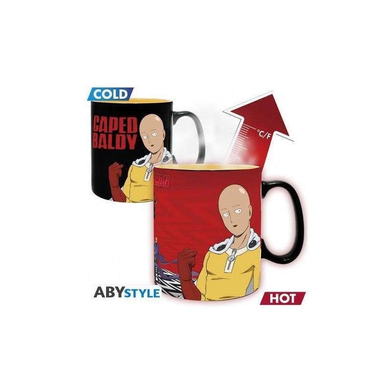 Taza térmica Saitama y Garou One Punch Man 460ml