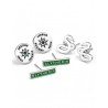 Pack de 3 Pendientes Slytherin (Bañado en plata) Harry Potter