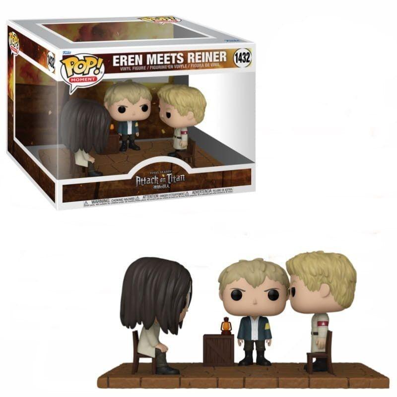 Funko POP Eren cononce a Reiner 1432 Ataque a los titanes MOMENT