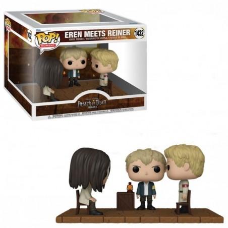 Funko POP Eren cononce a Reiner 1432 Ataque a los titanes MOMENT
