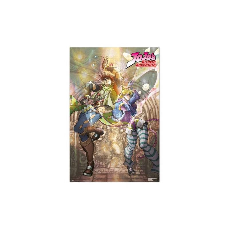 Póster Joseph Jostar y Caesar Zeppeli Jojo's Bizarre Adventure