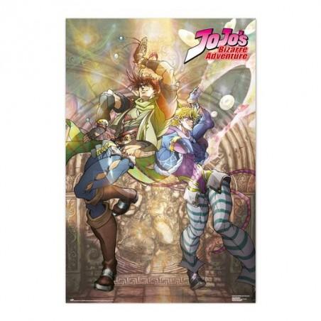 Póster Joseph Jostar y Caesar Zeppeli Jojo's Bizarre Adventure