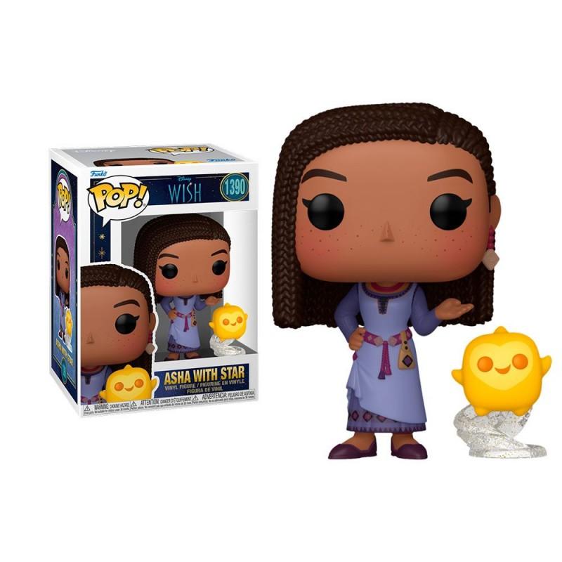 Funko POP Asha con la estrella 1390 Wish Disney