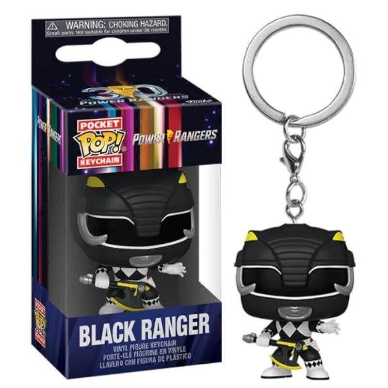 Llavero Pocket POP Power Ranger Negro Power Rangers