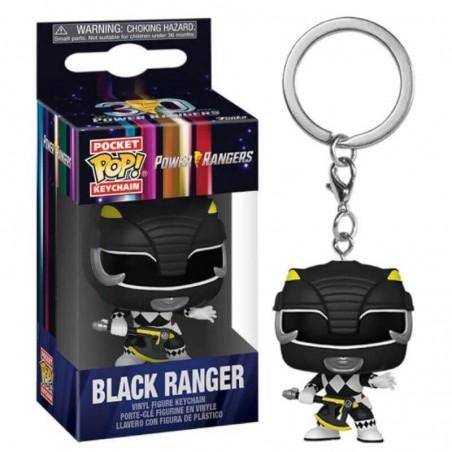 Llavero Pocket POP Power Ranger Negro Power Rangers
