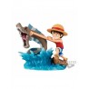 Figura Monkey Luffy VS Monstruo del Oceano One Piece Banpresto