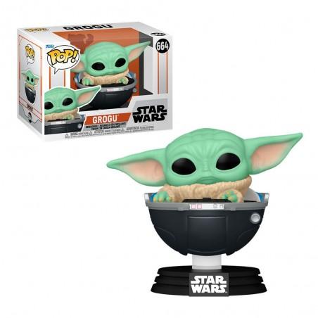 Funko POP Grogu con el Prama 664 Mandalorian Star Wars