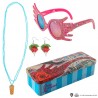 Set Gafas, collar y pendientes Luna Lovegood Harry Potter