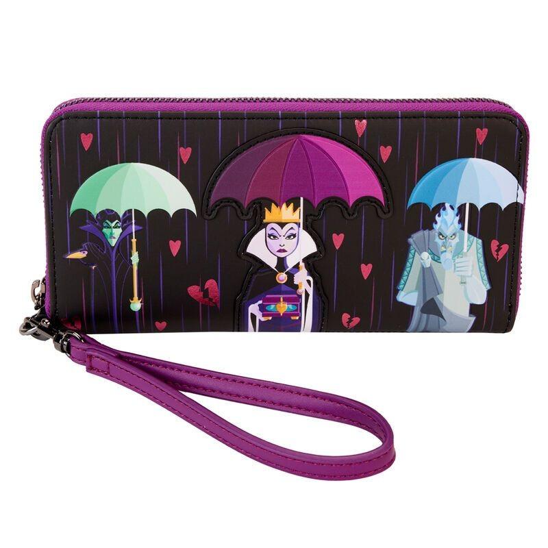 Cartera "Curse Your Hearts" Villanos Disney Loungefly