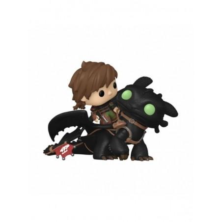 Funko POP Hiccup con Desdentao 123 Cómo Entrenar A Tu Dragón