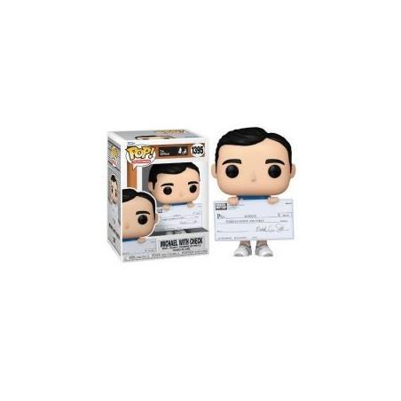 Funko POP Michael con el cheque 1395 The Office
