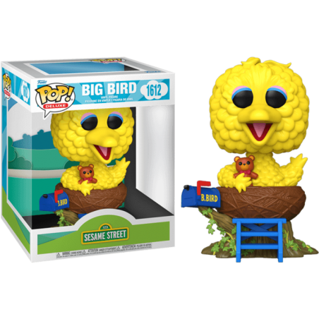 Funko POP Big Bird in Nest 1612 Deluxe Barrio Sésamo