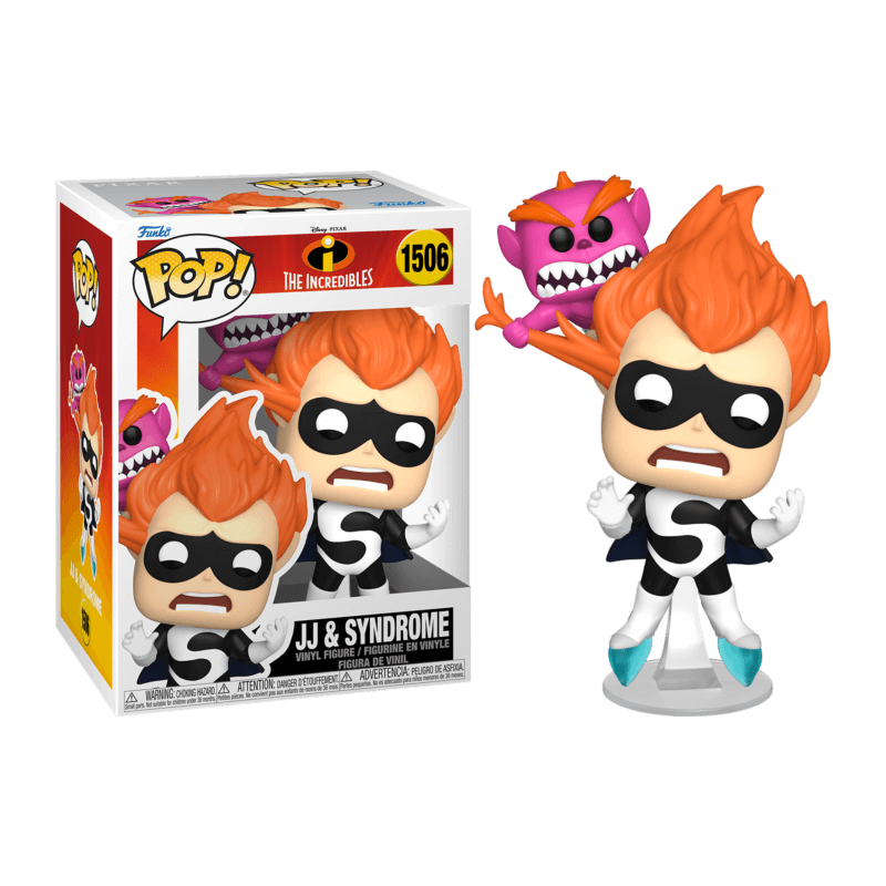 Funko POP JJ & Syndrome 1506 Los Increíbles 20 Aniversario