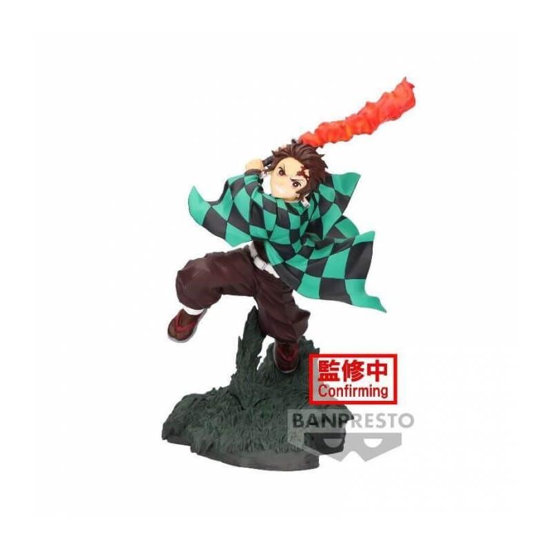 Figura Tanjiro Kamado Combination Battle Demon Slayer Kimetsu no Yaiba 9cm
