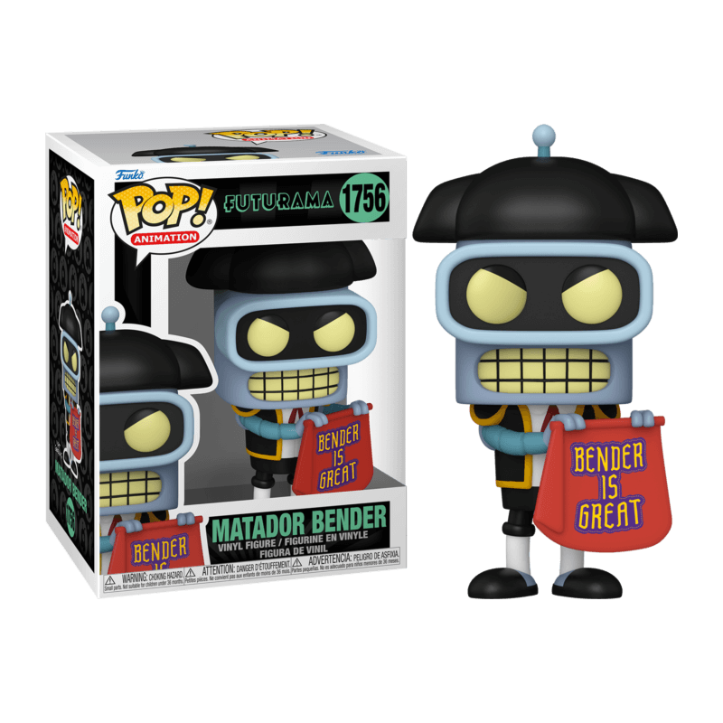 Funko POP Matador Bender 1756 Futurama