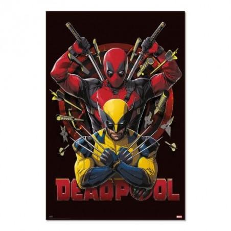 Póster Marvel Deadpool y Lobezno 2