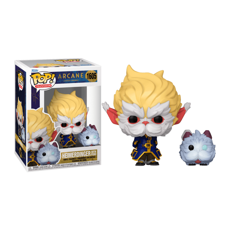 Funko POP Heimerdinger con Poro 1605 Arcane: League of Legends