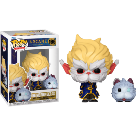 Funko POP Heimerdinger con Poro 1605 Arcane: League of Legends