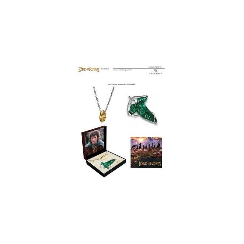 Set Colgante y Broche El Señor De Los Anillos - Anillo Unico