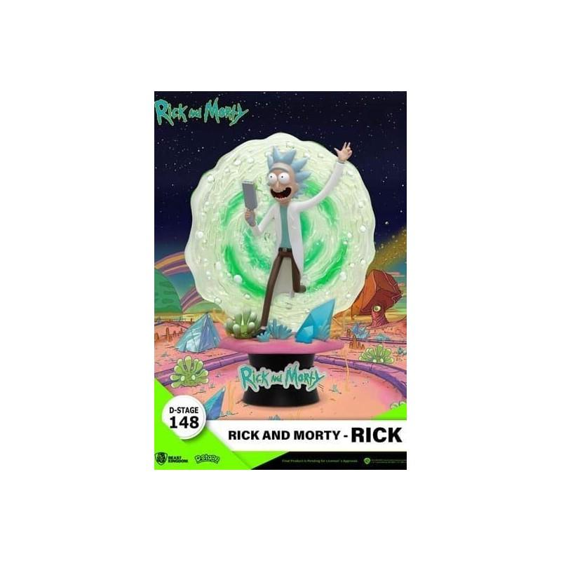 Figura Rick y Morty Diorama PVC D-Stage Rick 14 cm