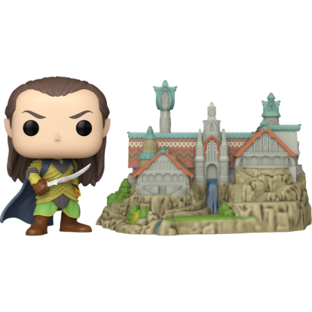 Funko POP Elrond with Rivendell Señor de los Anillos