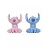 Figuras Stitch y Ángel Besándose con Terciopelo 9 cm Enesco