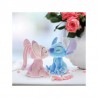 Figuras Stitch y Ángel Besándose con Terciopelo 9 cm Enesco