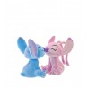 Figuras Stitch y Ángel Besándose con Terciopelo 9 cm Enesco
