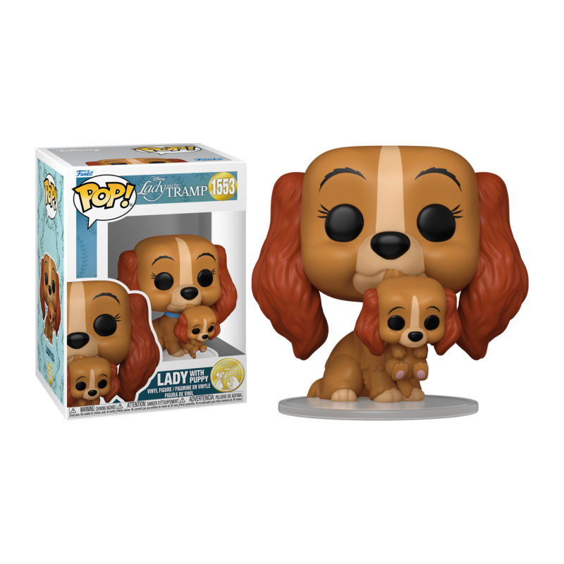 Funko POP Reina con Cachorro 1553 La Dama y el Vagabundo (1955) 70º Aniversario
