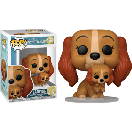 Funko POP Reina con Cachorro 1553 La Dama y el Vagabundo (1955) 70º Aniversario