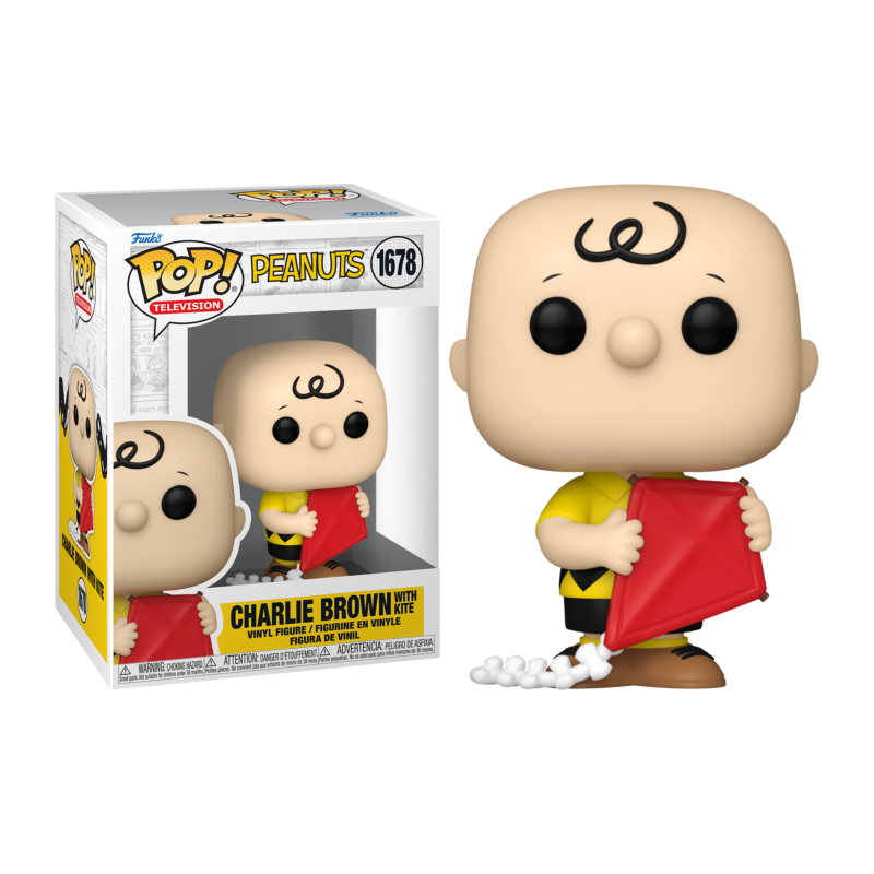 Funko POP Charlie Brown con Cometa 1678 Peanuts