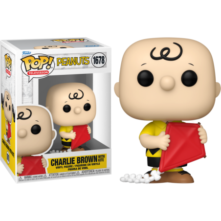 Funko POP Charlie Brown con Cometa 1678 Peanuts