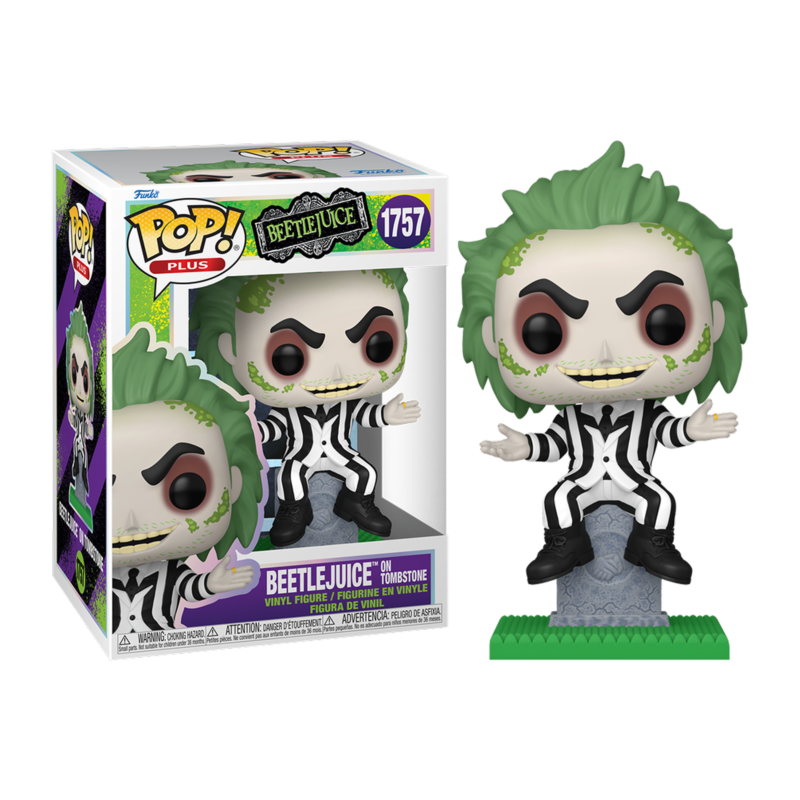 Funko POP Beetlejuice sobre Tumba 1757 Beetlejuice