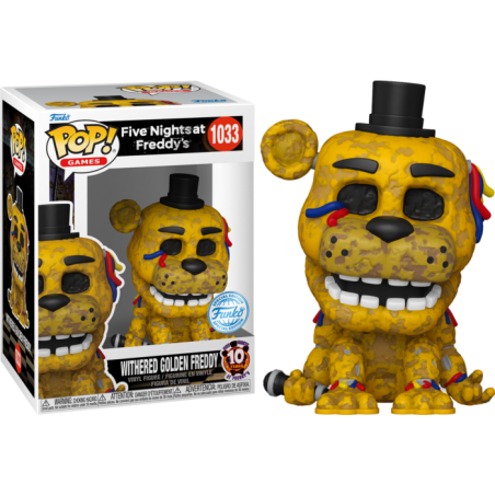 Funko POP Freddy Doradado Deteriorado 1033 10th Five Nights at Freddy's