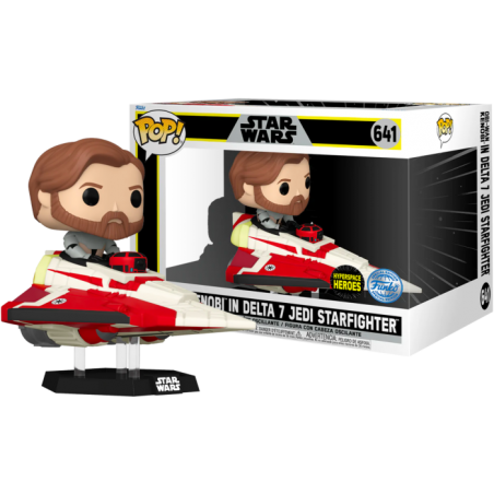 Funko POP Obi Wan Clone Wars Starfighter 641 Star Wars