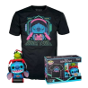 Set camiseta (M) Funko POP Stitch gamer con rana