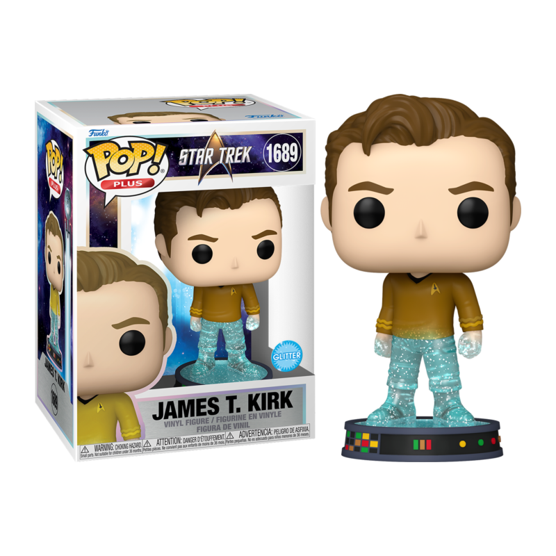Funko POP James T. Kirk sobre la plataforma de transporte 1689 Star Trek