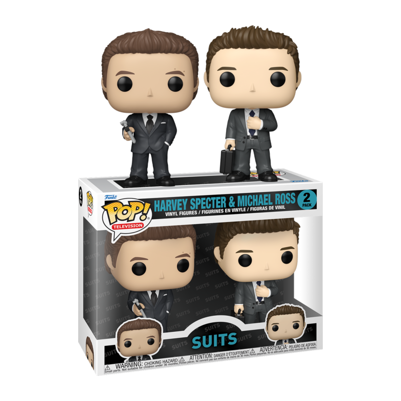Funko POP Harvey Specter y Michael Ross Pack 2 Suits