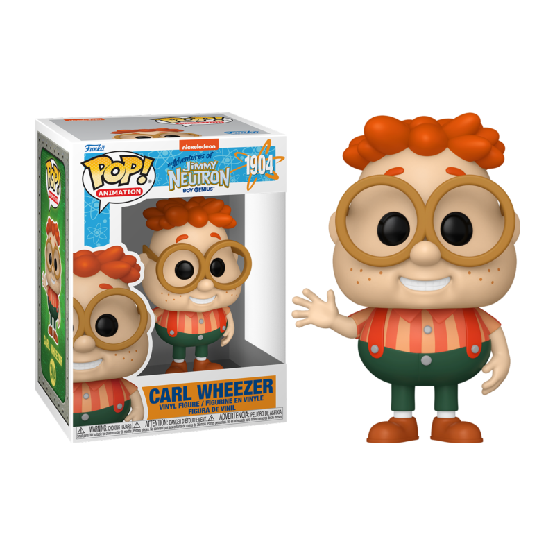 Funko POP Carl Wheezer 1904 Las Aventuras de Jimmy Neutrón: El Niño Genio