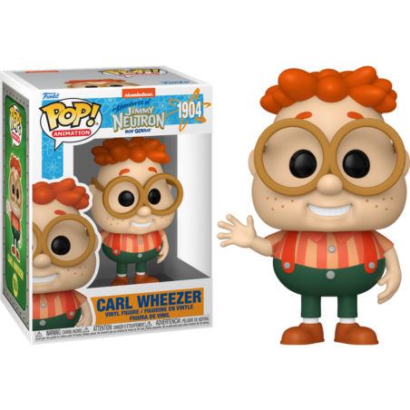 Funko POP Carl Wheezer 1904 Las Aventuras de Jimmy Neutrón: El Niño Genio