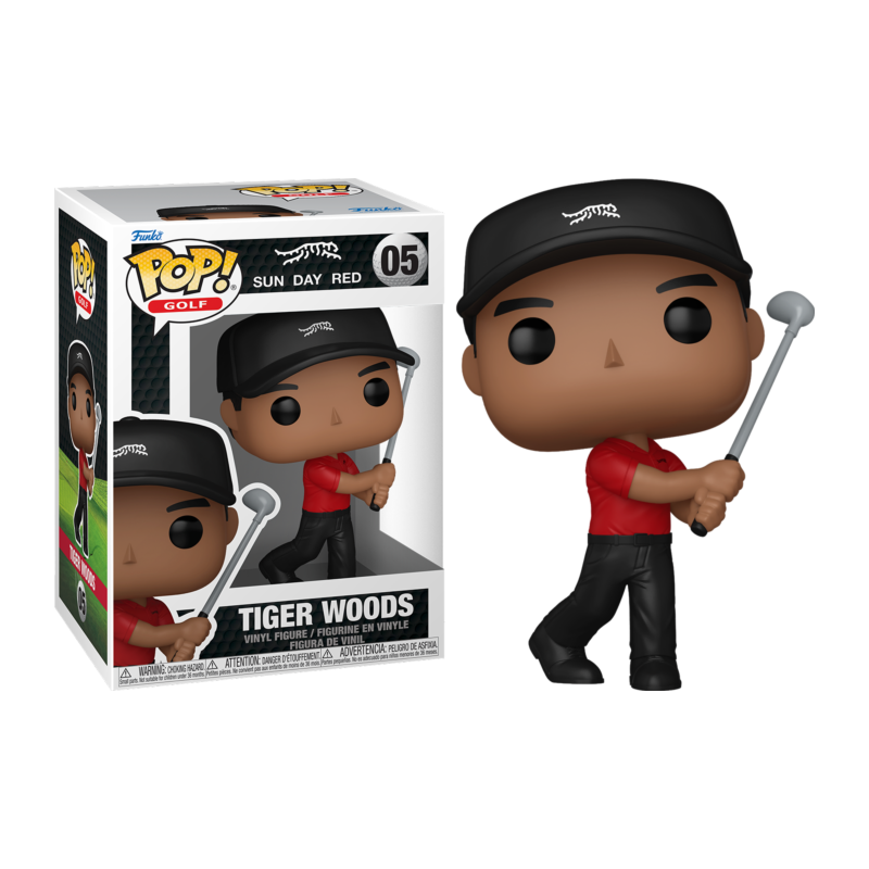 Funko POP Tiger Woods 05 Sun Day Red