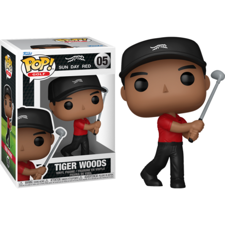 Funko POP Tiger Woods 05 Sun Day Red
