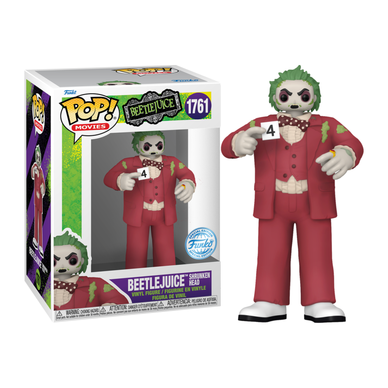 Funko POP Beetlejuice (Cabeza Pequeña) 1761 Beetlejuice