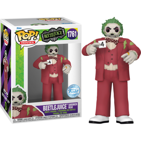 Funko POP Beetlejuice (Cabeza Pequeña) 1761 Beetlejuice