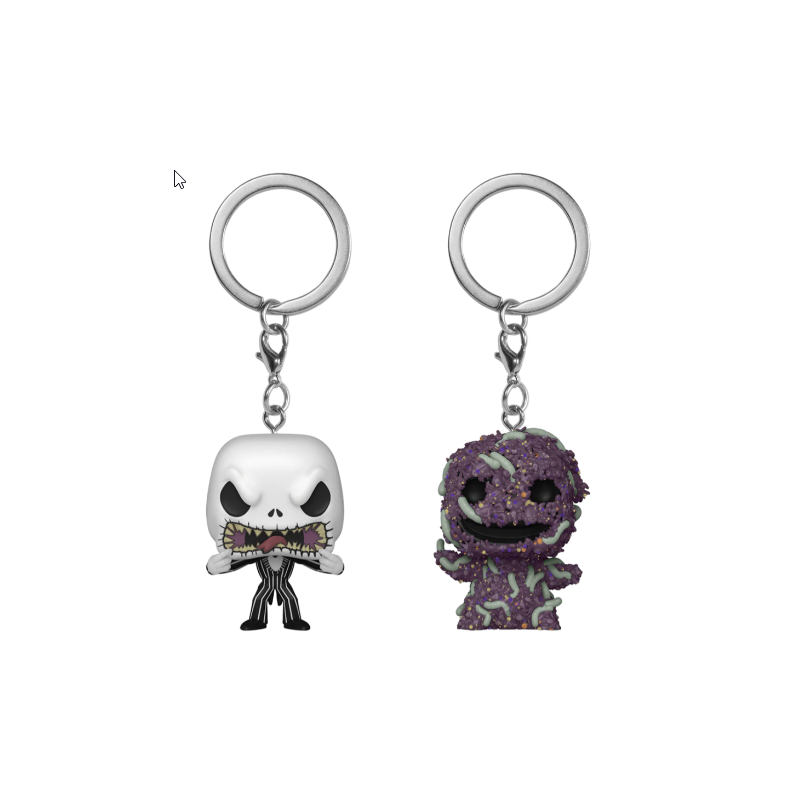 Llaveros Pocket POP Jack Skellington y Oogie Boogie