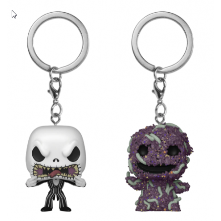 Llaveros Pocket POP Jack Skellington y Oogie Boogie
