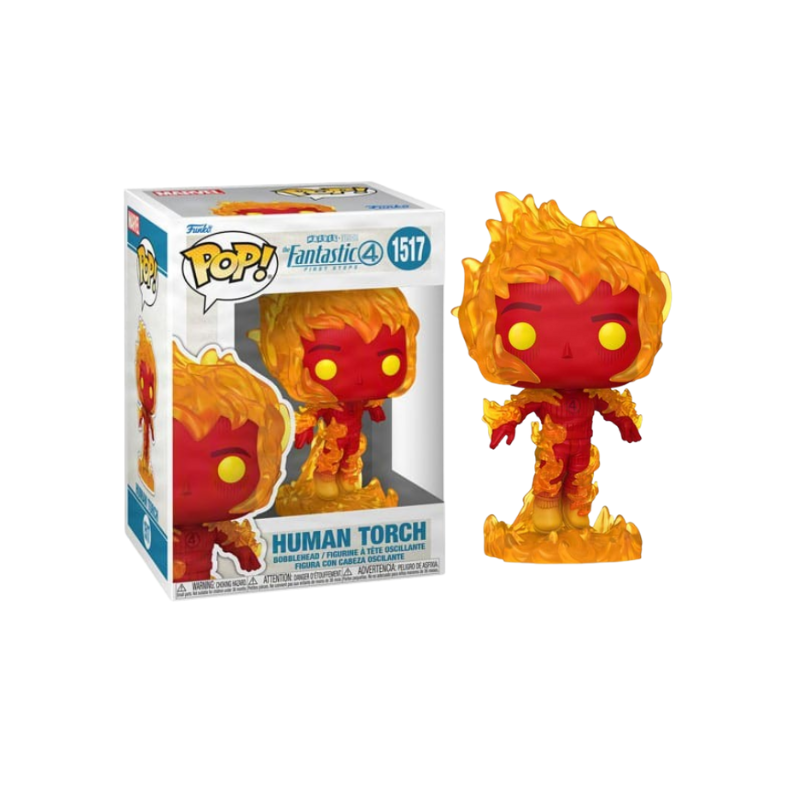 Funko POP Antorcha humana 1517 Los Cuatro Fantásticos Primeros Pasos