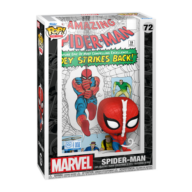 Funko POP Cover Spider-Man 72 The Amazing Spider-Man