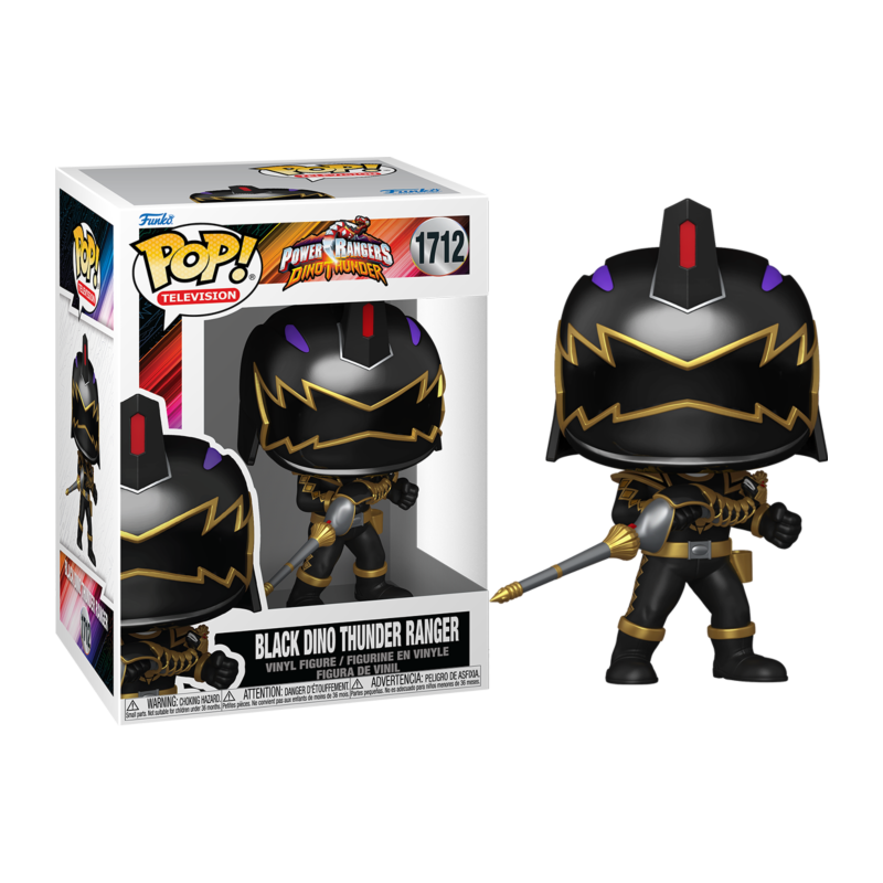 Funko POP Black Dino Thunder Ranger 1712 Power Rangers Dino Thunder