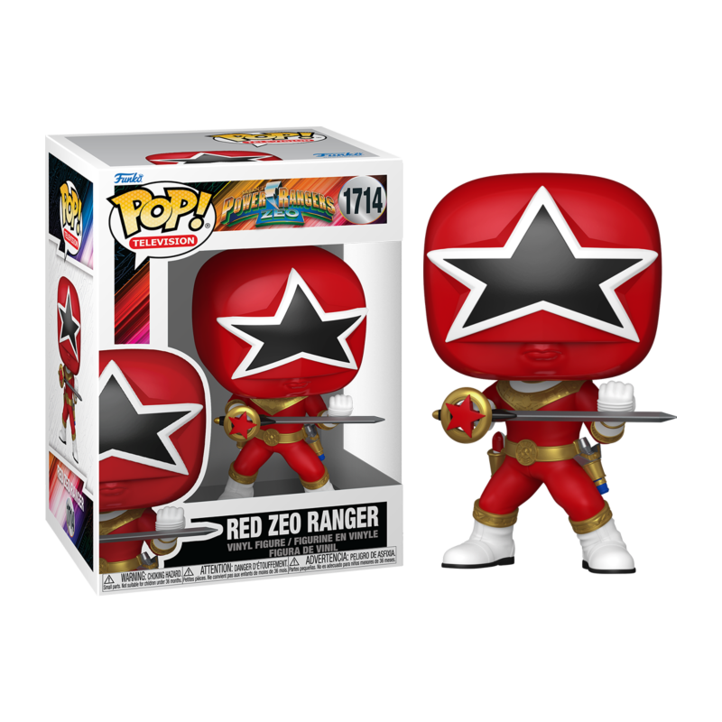 Funko POP Red Zeo Ranger 1713 Power Rangers Zeo